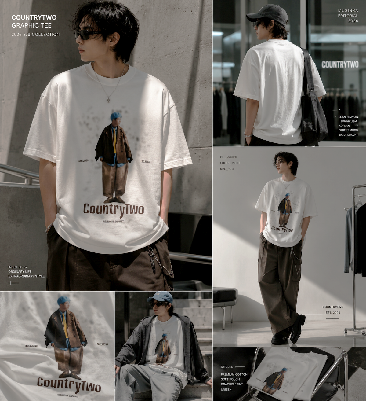 Essential Oversized Tee | O806