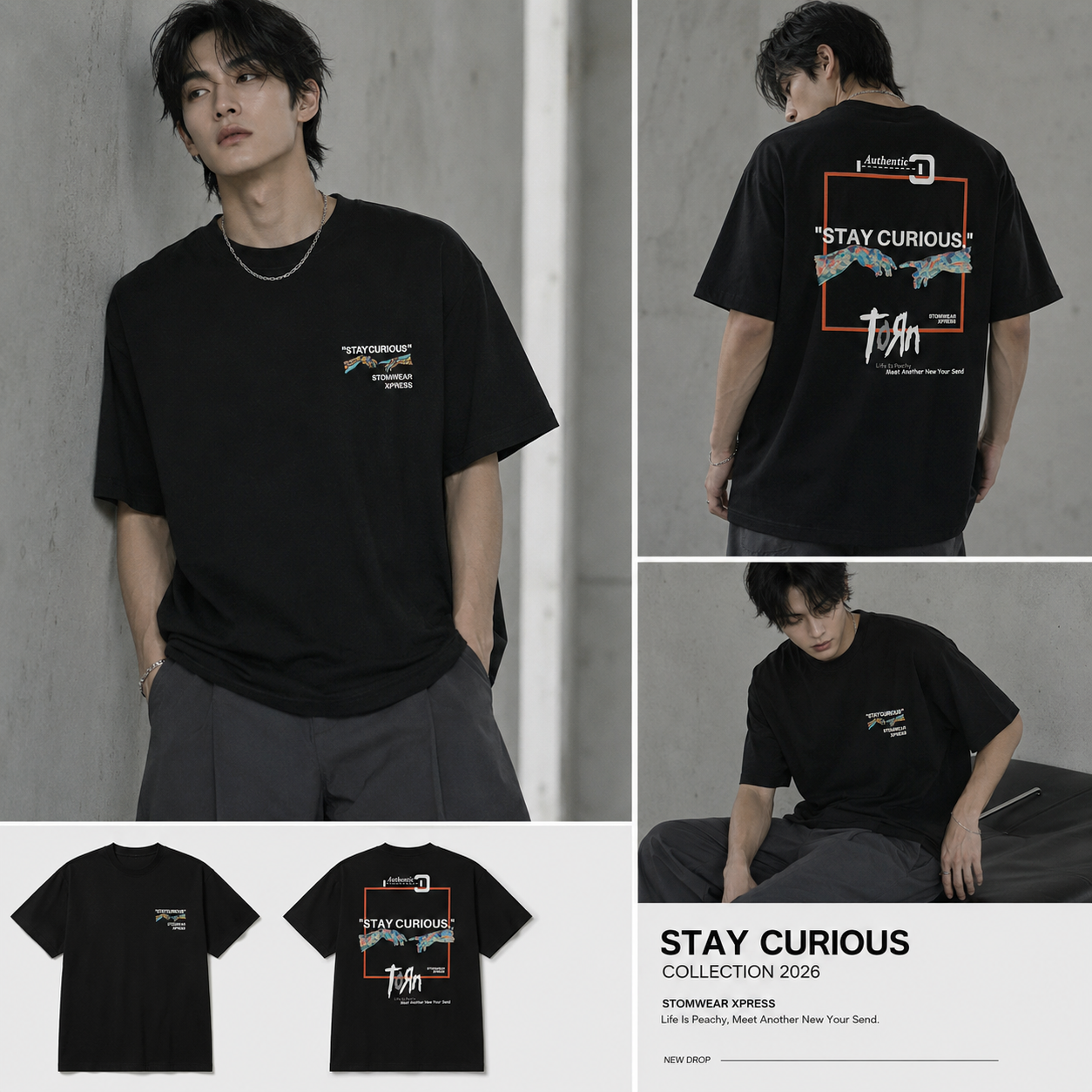 Essential Oversized Tee | O814