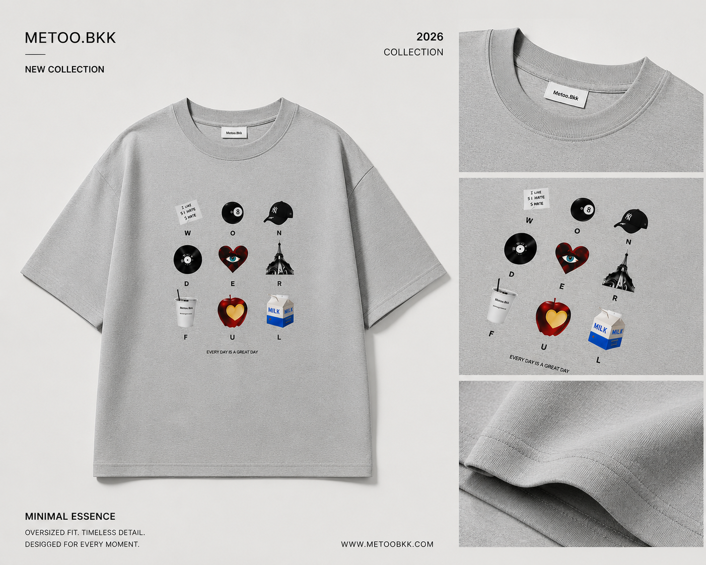 Essential Oversized Tee | O709