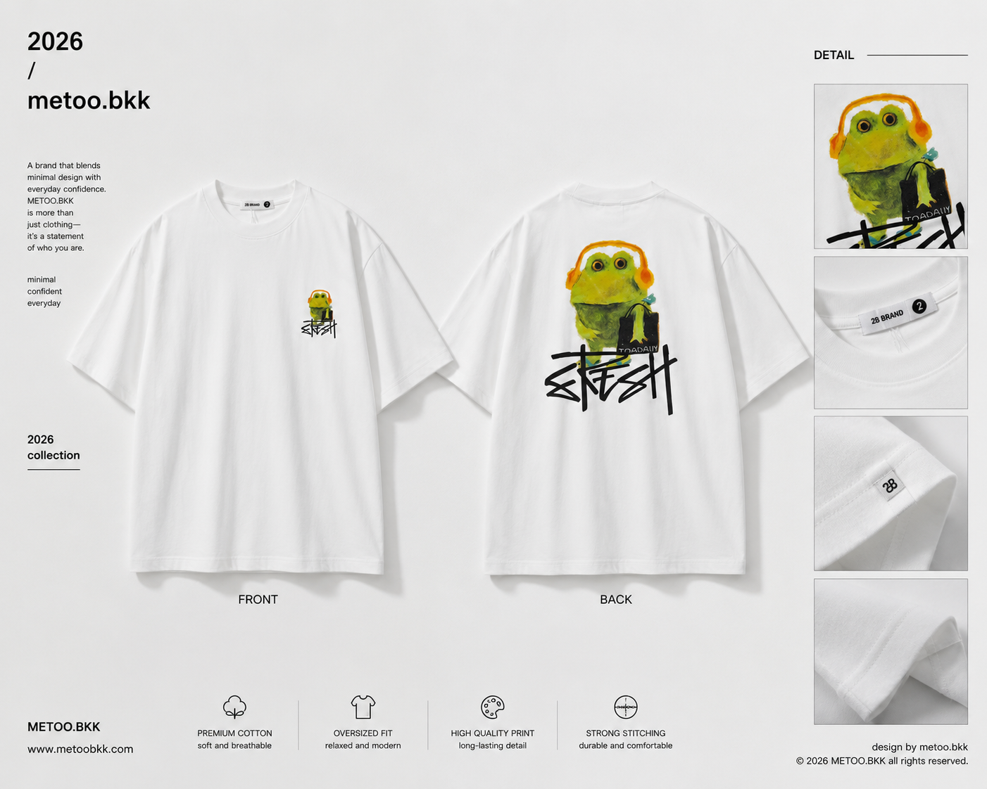Essential Oversized Tee | O705